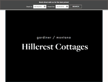 Tablet Screenshot of hillcrestcottages.com